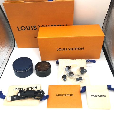 LOUIS VUITTON ホライゾン ワイヤレスイヤホン モノグラム ブラック
